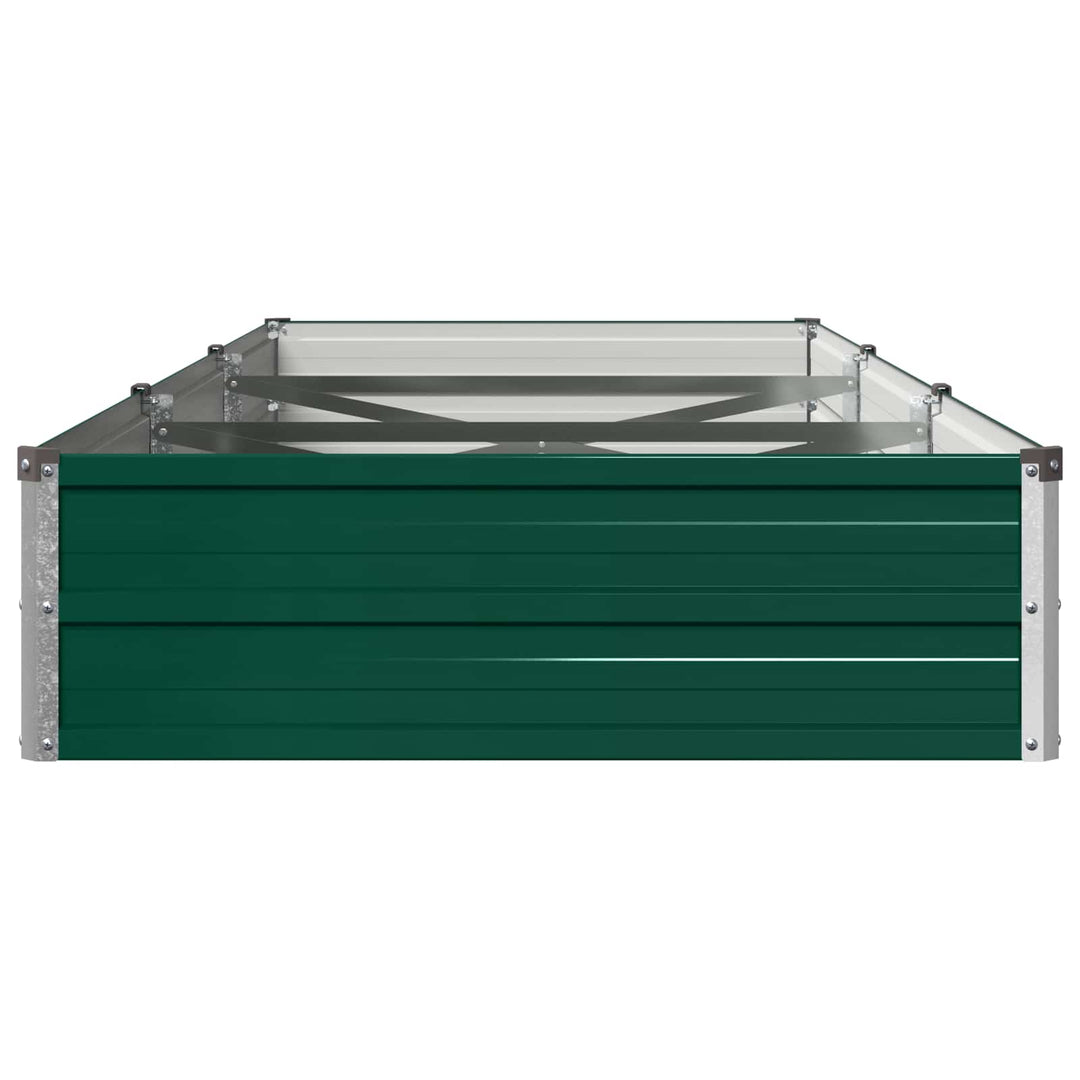 Hævet Havebed Grøn 240 x 80 x 24 cm koldvalset stål