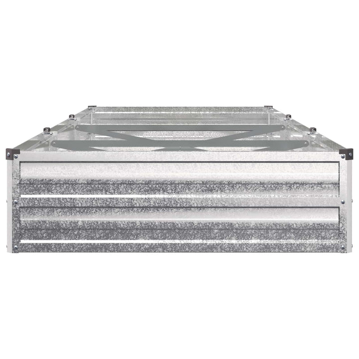 Hævet Havebed Sølv 240 x 80 x 24 cm galvaniseret
