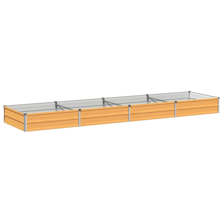 Hævet Havebed Naturfarvet 320 x 80 x 24 cm koldvalset stål