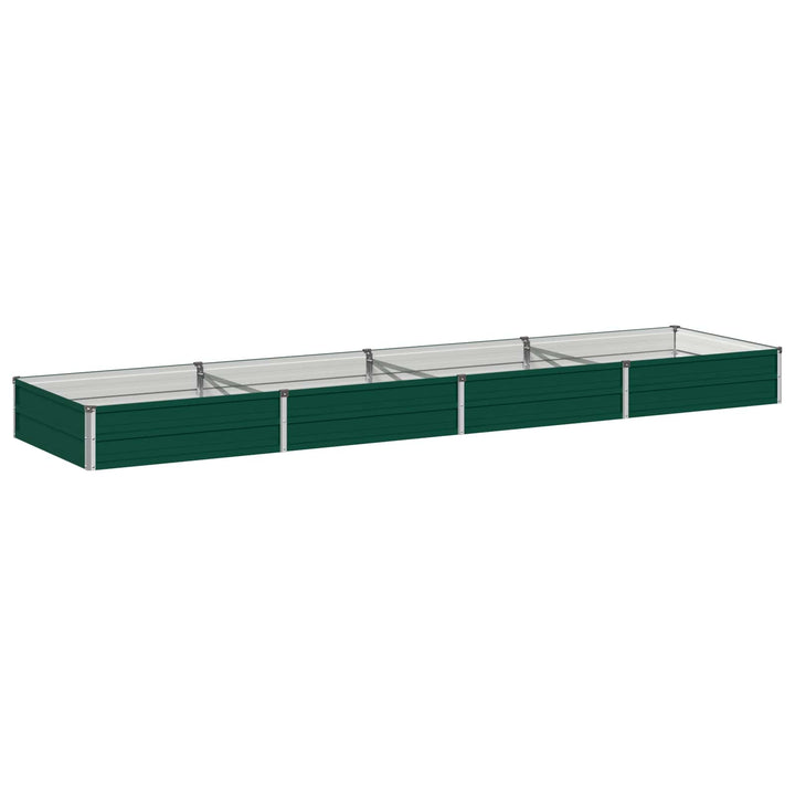 Hævet Havebed Grøn 320 x 80 x 24 cm koldvalset stål