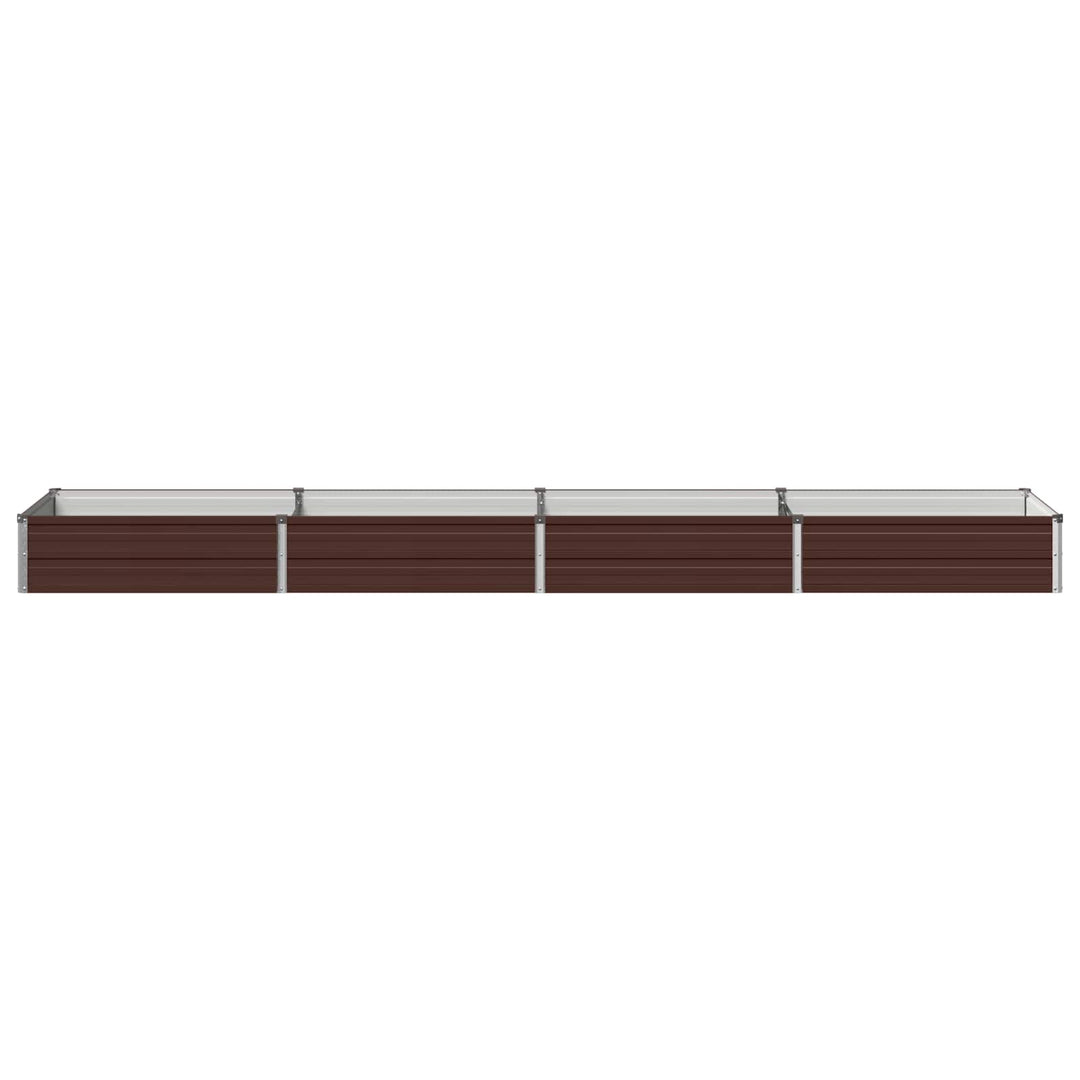 Hævet Havebed Brun 320 x 80 x 24 cm koldvalset stål