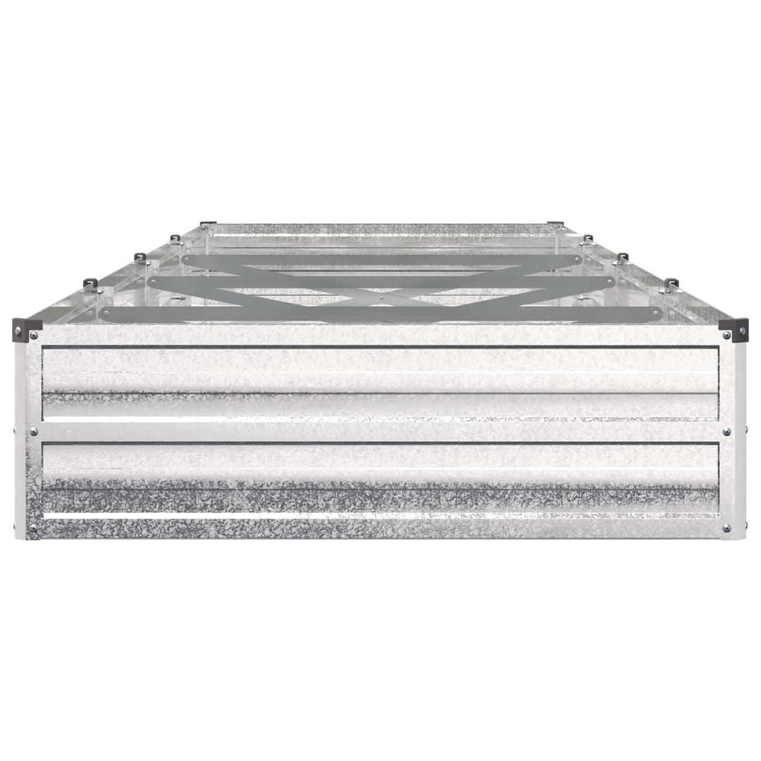 Hævet Havebed Sølv 320 x 80 x 24 cm galvaniseret