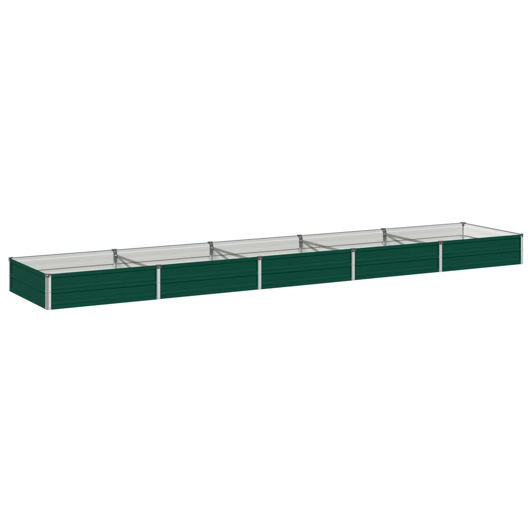 Hævet Havebed Grøn 400 x 80 x 24 cm koldvalset stål