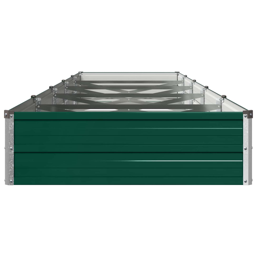 Hævet Havebed Grøn 400 x 80 x 24 cm koldvalset stål