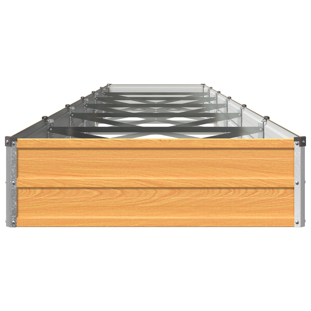 Hævet Havebed Naturfarvet 480 x 80 x 24 cm koldvalset stål