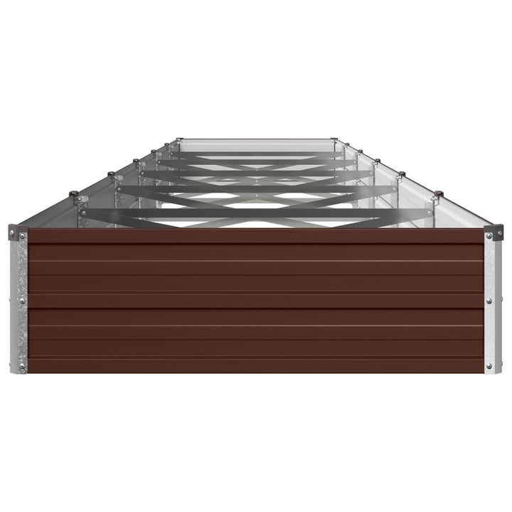 Hævet Havebed Brun 480 x 80 x 24 cm koldvalset stål
