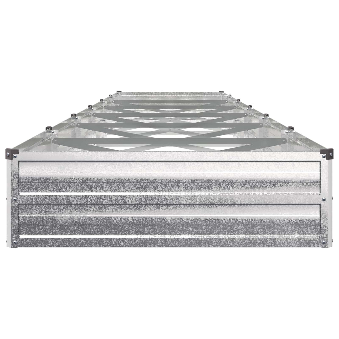 Hævet Havebed Sølv 480 x 80 x 24 cm galvaniseret