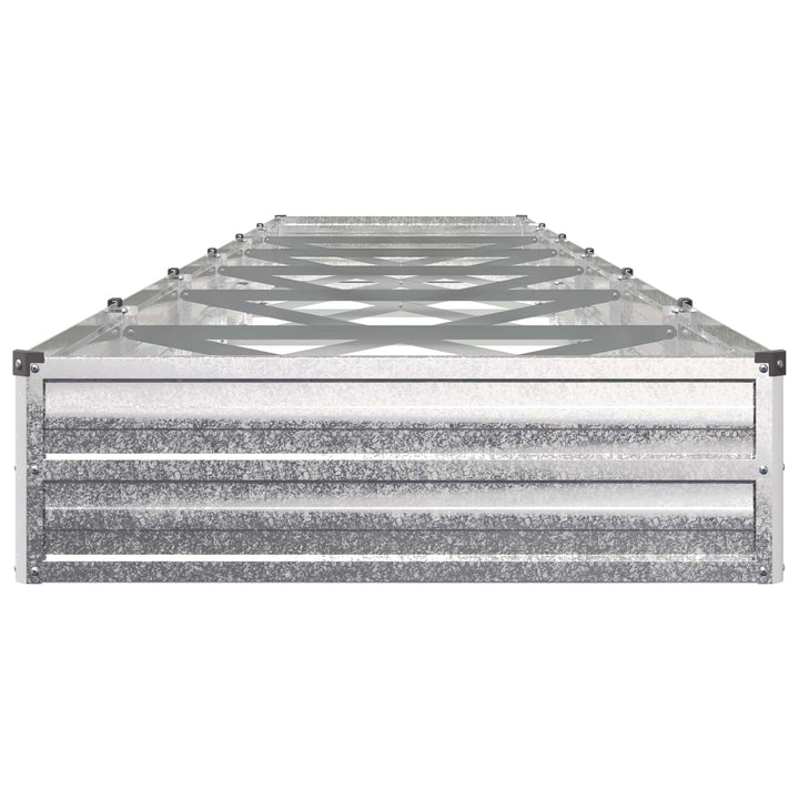 Hævet Havebed Sølv 480 x 80 x 24 cm galvaniseret