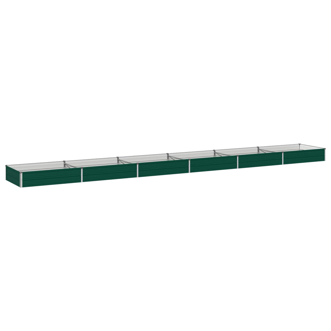 Hævet Havebed Grøn 600 x 80 x 24 cm koldvalset stål
