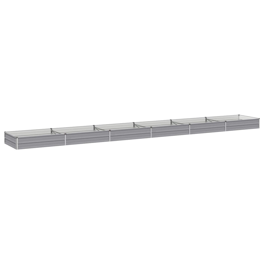 Hævet Havebed Grå 600 x 80 x 24 cm koldvalset stål