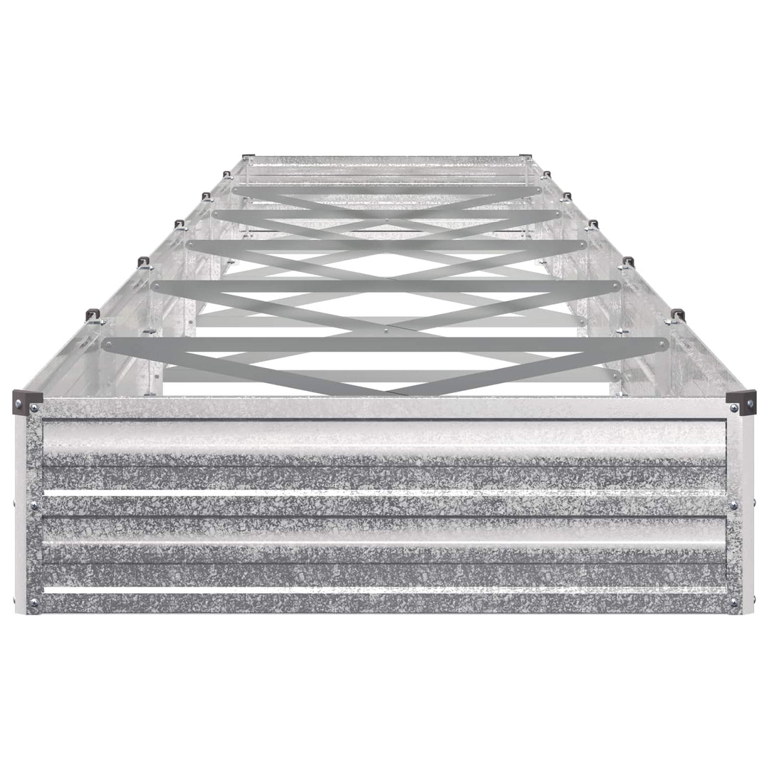 Hævet Havebed Sølv 600 x 80 x 24 cm galvaniseret