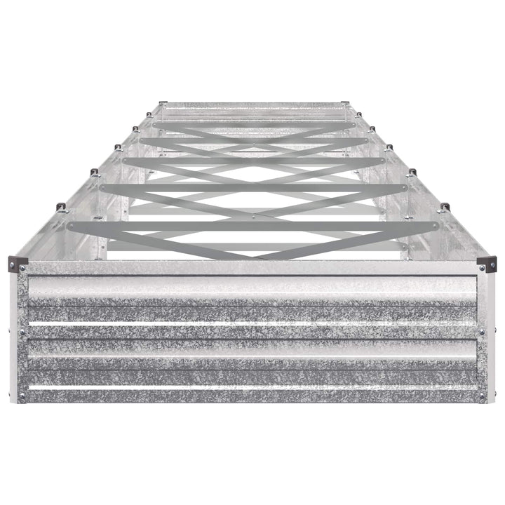 Hævet Havebed Sølv 600 x 80 x 24 cm galvaniseret