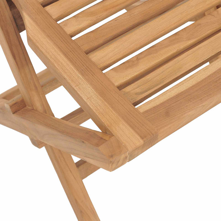 Have Sæt 3 stk. Brun Massiv Teak Træ