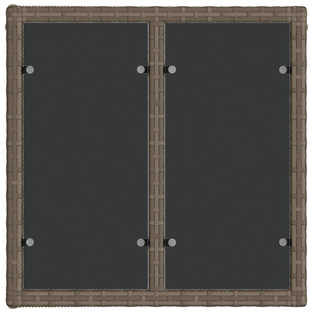Havesofa Sæt 6 stk. Grå polyrattan