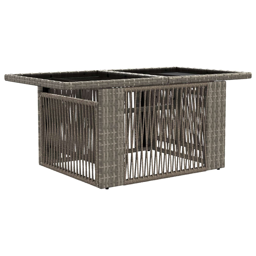 Havesofa Sæt 7 stk. Grå polyrattan