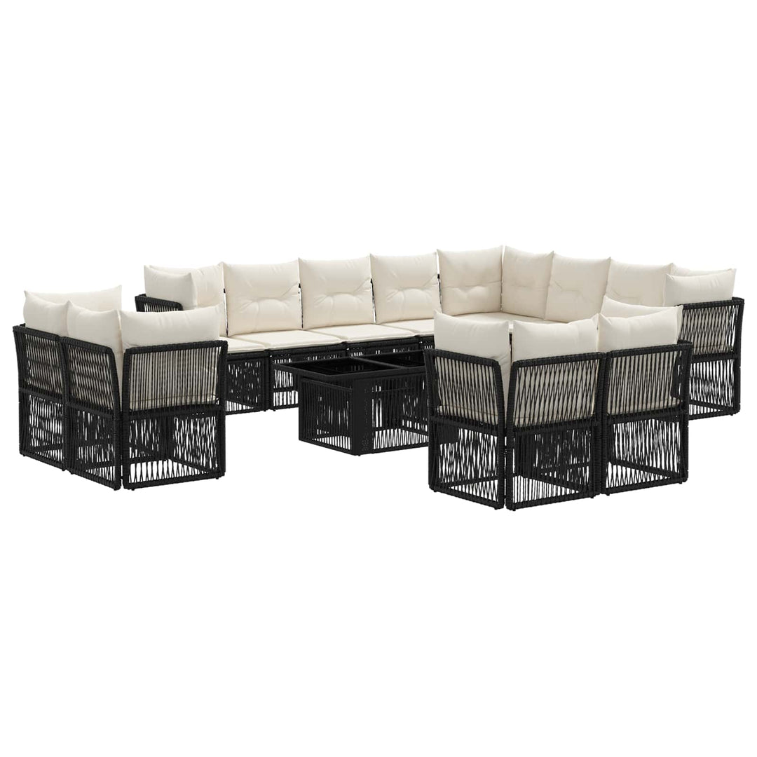 Havesofa Sæt 13 stk. polyrattan