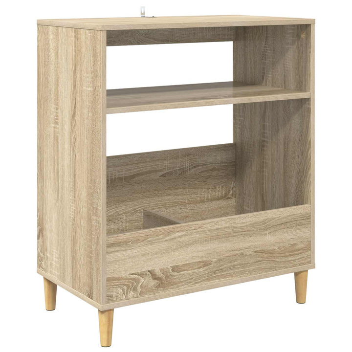 Mediehylle Sæt 3 stk. Sonoma-eg 212 x 46 x 112 cm