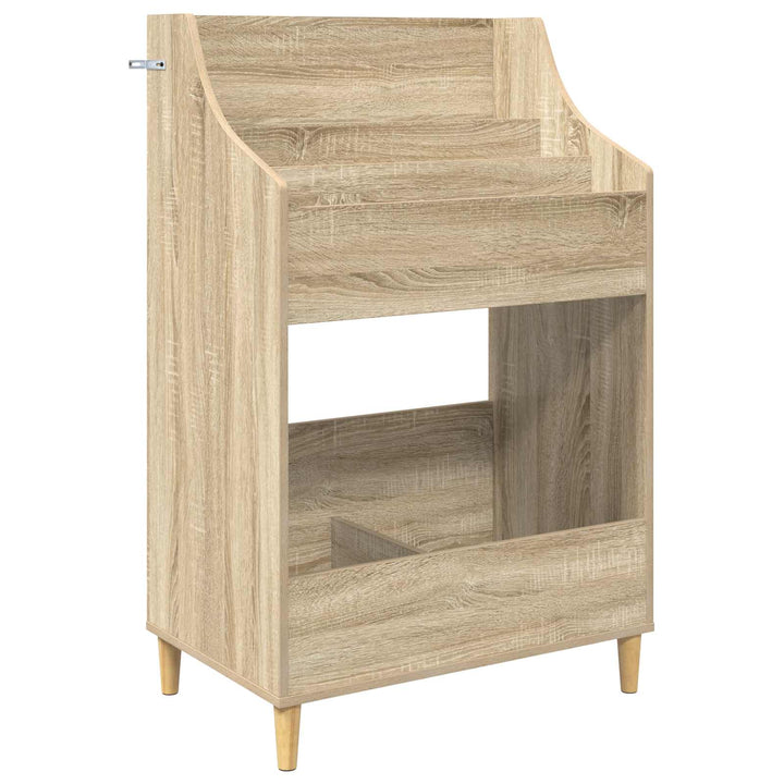 Mediehylle Sæt 3 stk. Sonoma-eg 212 x 46 x 112 cm