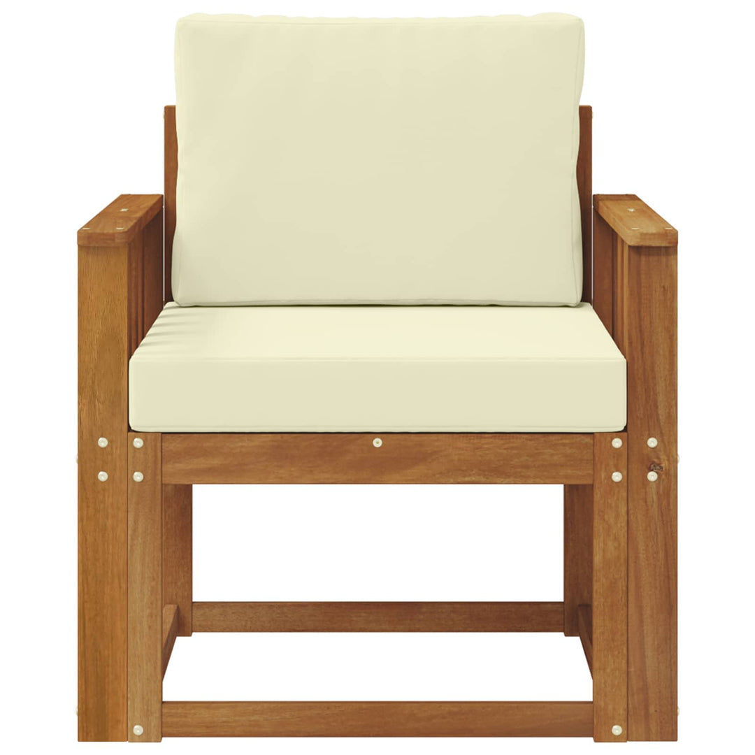 Udendørs sofa Soli Akacietræ og polyester Naturfarvet