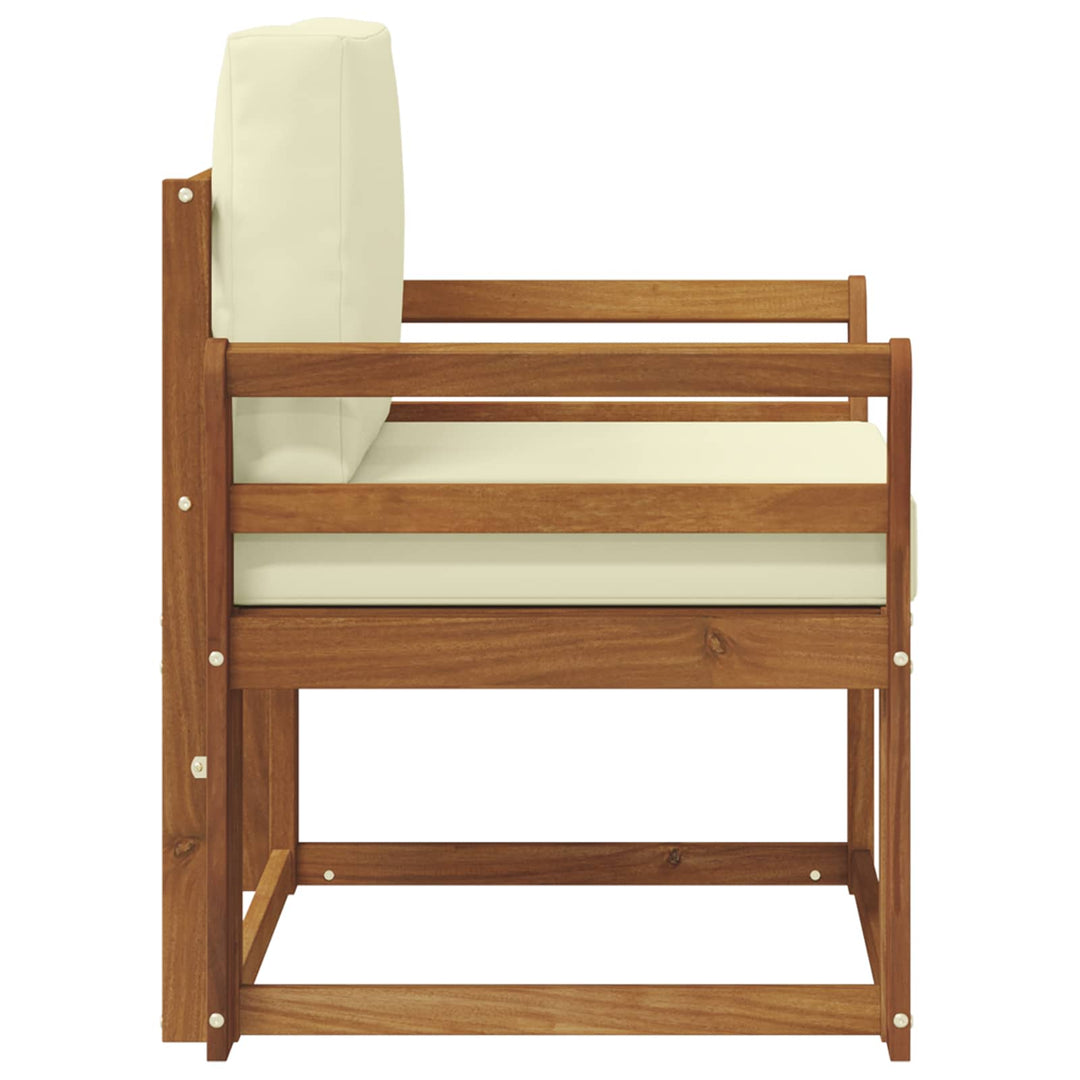 Udendørs sofa Soli Akacietræ og polyester Naturfarvet