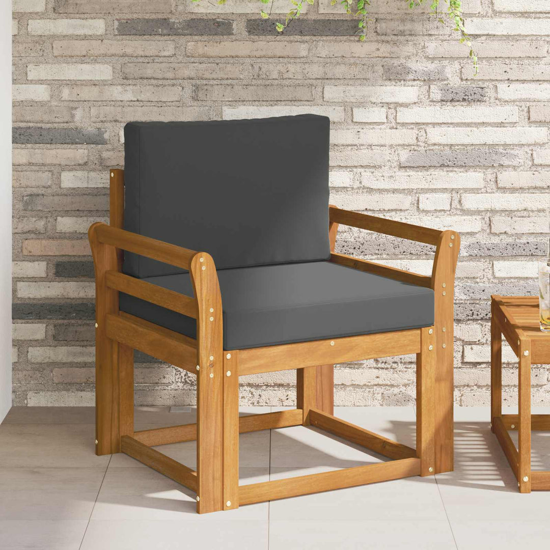 Udendørs sofa Soli Akacietræ og polyester Naturfarvet