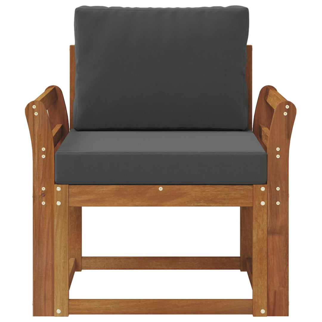 Udendørs sofa Soli Akacietræ og polyester Naturfarvet