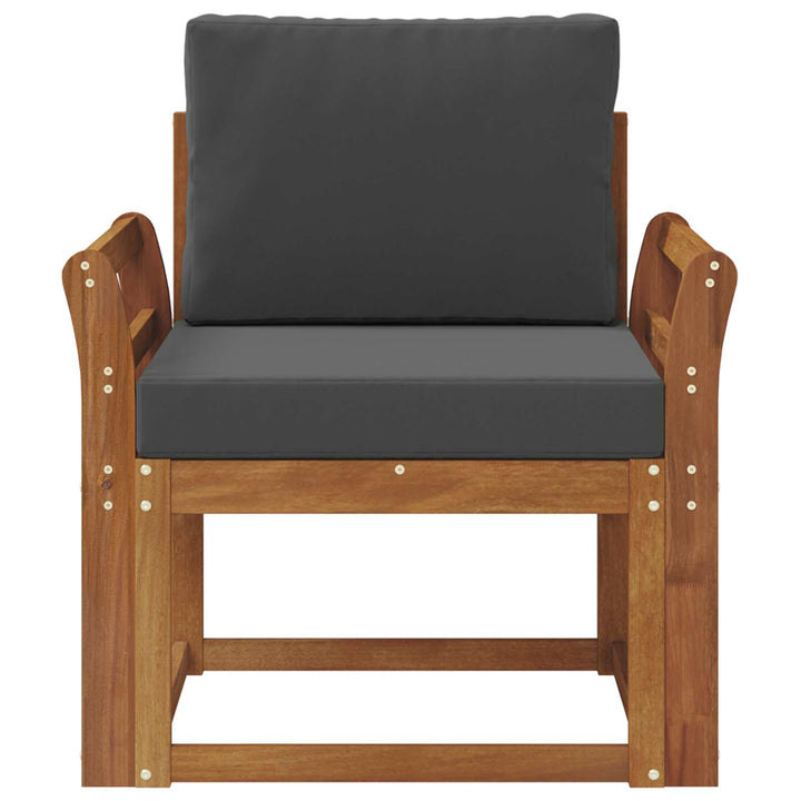 Udendørs sofa Soli Akacietræ og polyester Naturfarvet