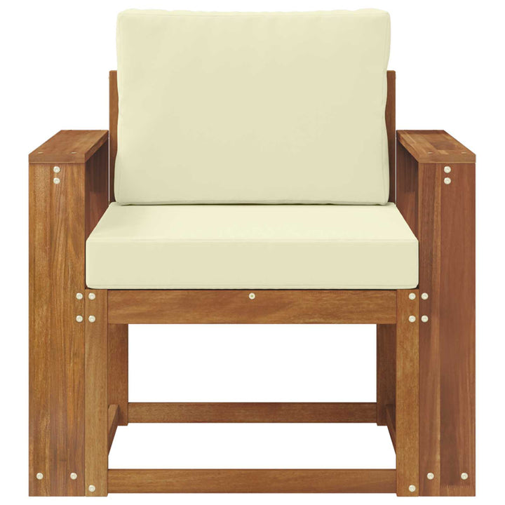 Udendørs sofa Soli Akacietræ og polyester Naturfarvet
