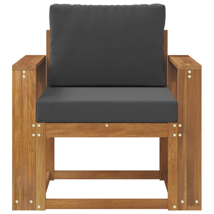 Udendørs sofa Soli Akacietræ og polyester Naturfarvet