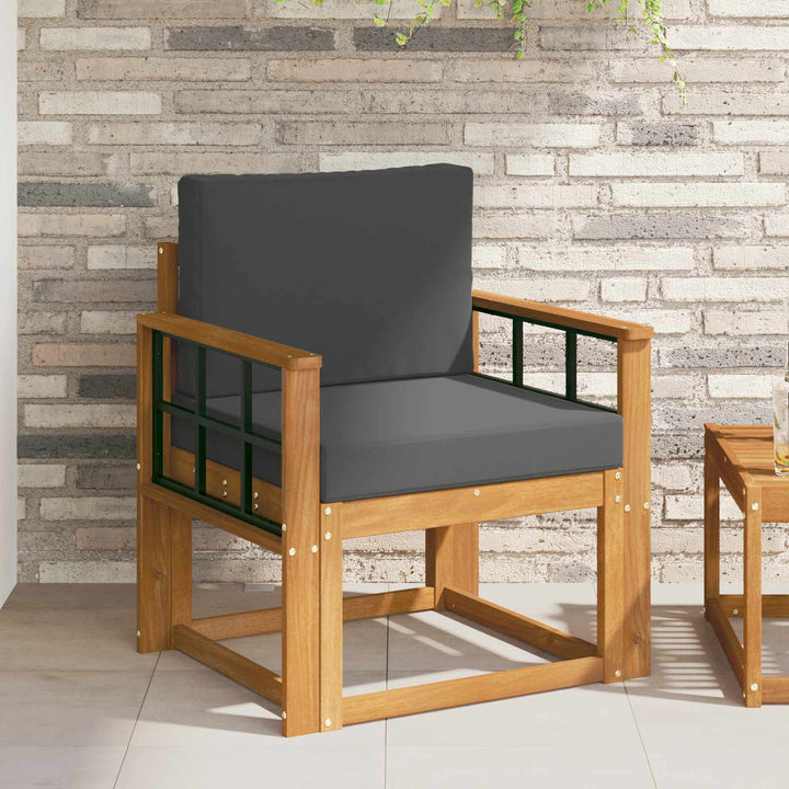 Udendørs sofa Soli Akacietræ og polyester Naturfarvet