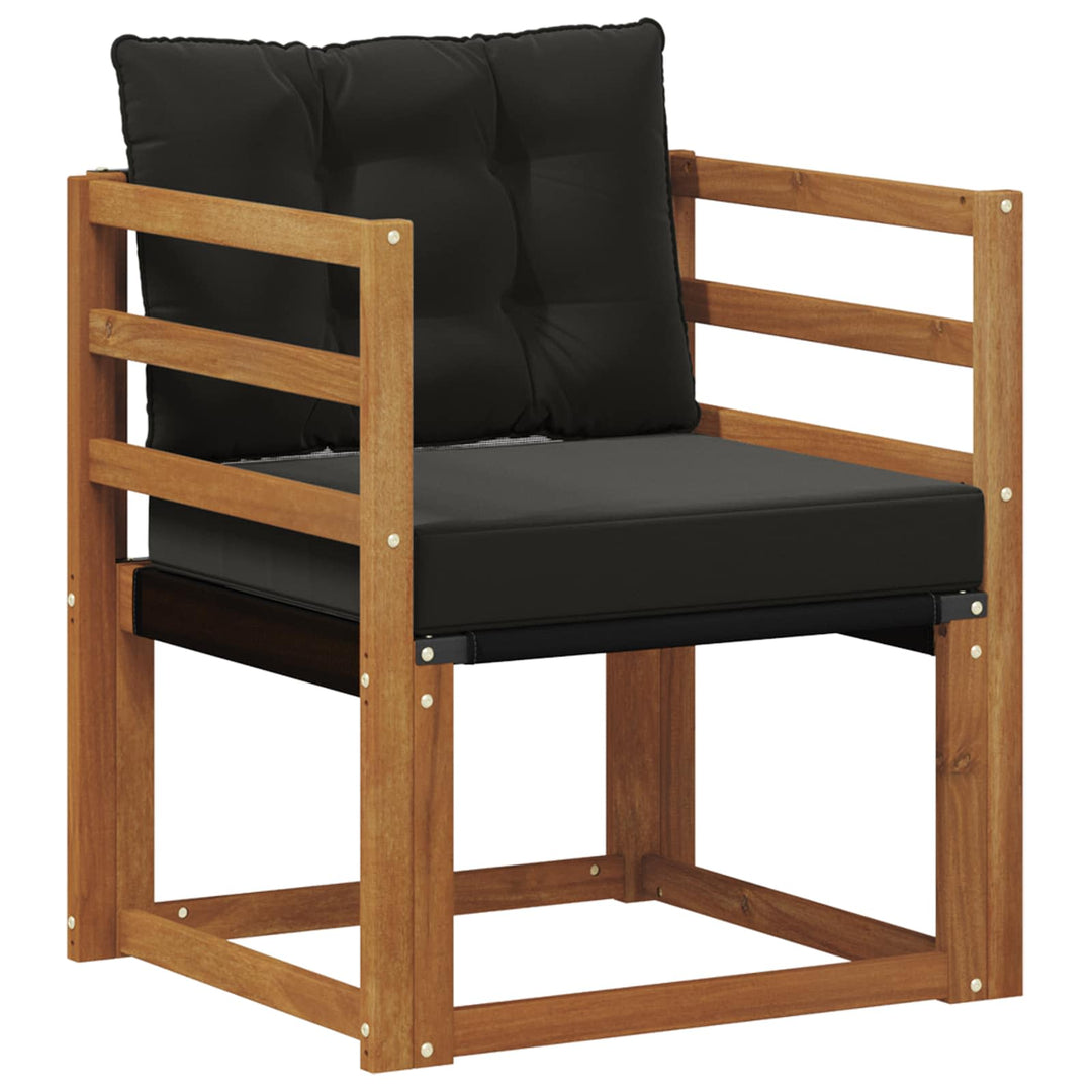 2 Stk Udendørs sofa Massivt Akacietræ Naturfarvet