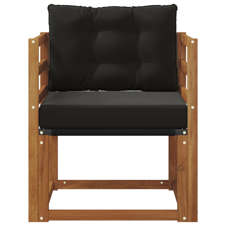 2 Stk Udendørs sofa Massivt Akacietræ Naturfarvet
