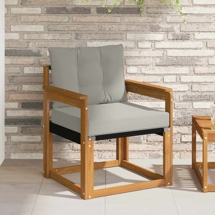 Udendørs sofagruppe Massiv akacietræ og Textilene