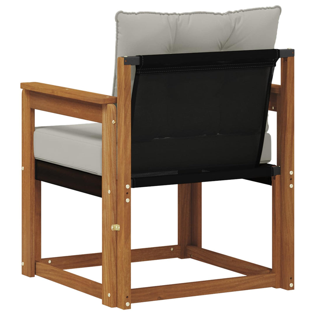 Udendørs sofagruppe Massiv akacietræ og Textilene