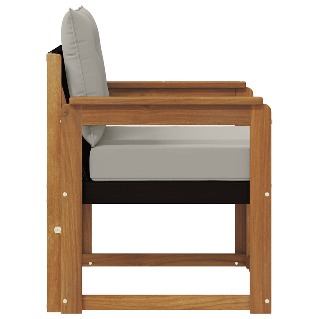 Udendørs sofagruppe Massiv akacietræ og Textilene