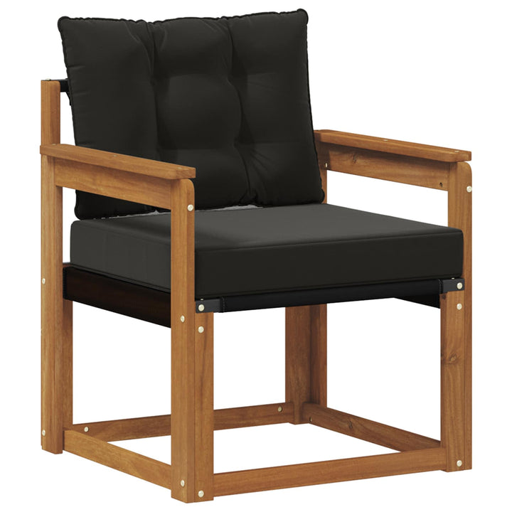 2 Stk Udendørs sofa Massivt Akacietræ Naturfarvet