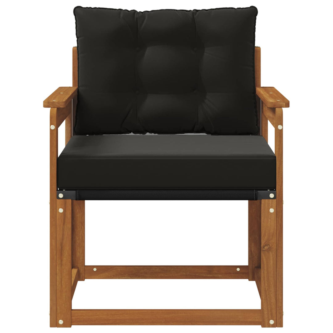 2 Stk Udendørs sofa Massivt Akacietræ Naturfarvet
