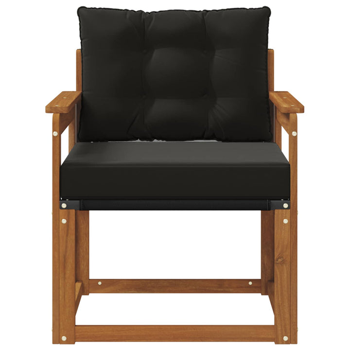 2 Stk Udendørs sofa Massivt Akacietræ Naturfarvet