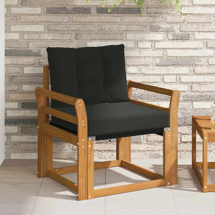2 Stk Udendørs sofa Massivt Akacietræ Naturfarvet