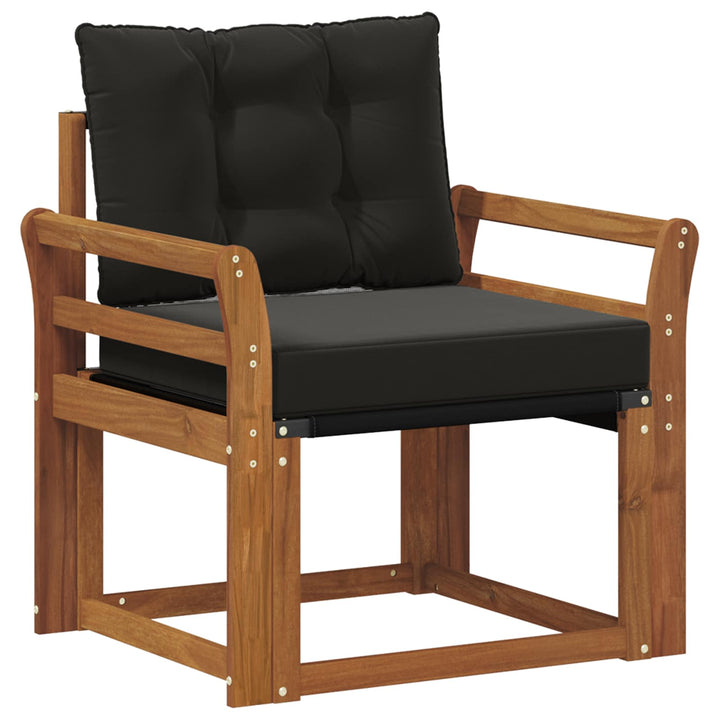 2 Stk Udendørs sofa Massivt Akacietræ Naturfarvet