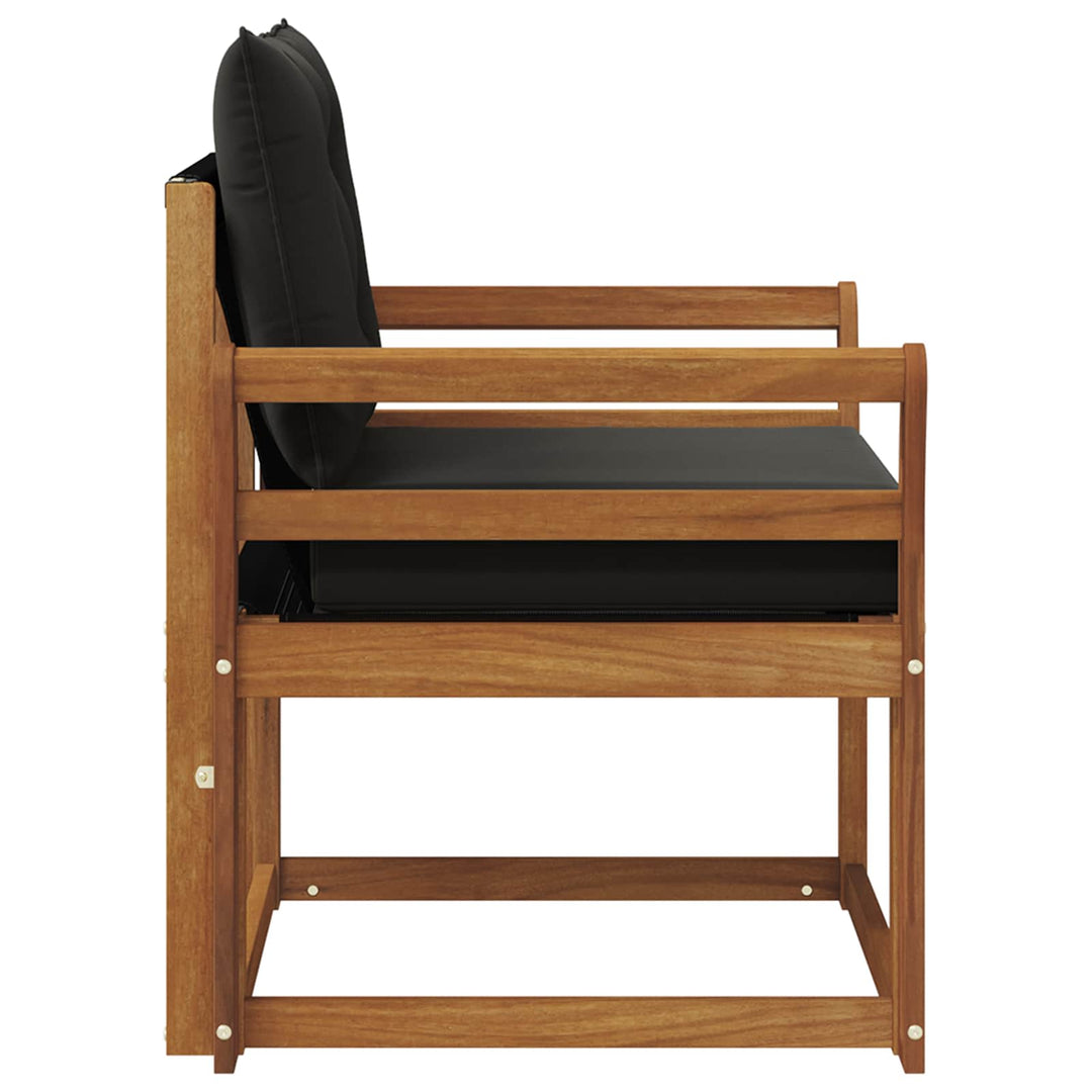 2 Stk Udendørs sofa Massivt Akacietræ Naturfarvet