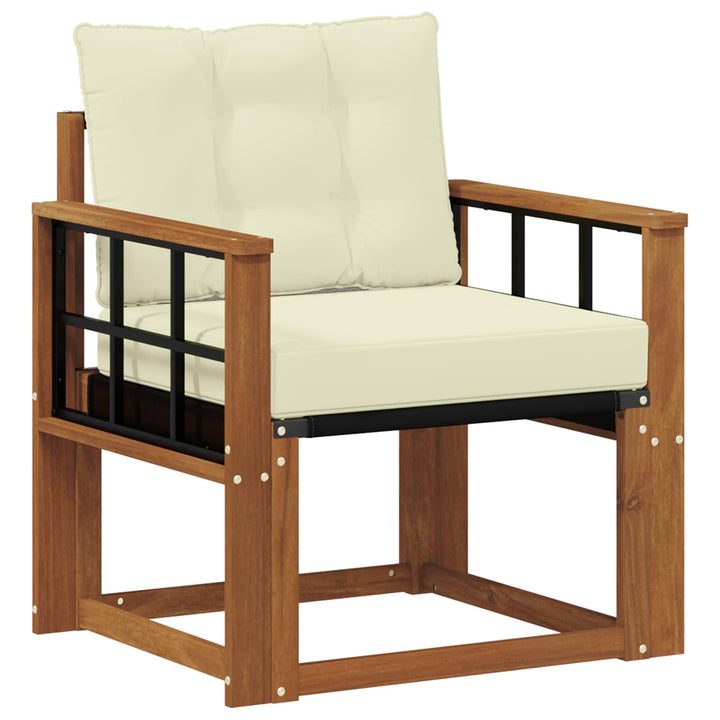 Udendørs sofagruppe Massiv akacietræ og Textilene