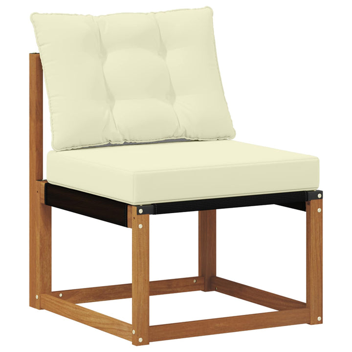 Udendørs sofagruppe Massiv akacietræ og Textilene