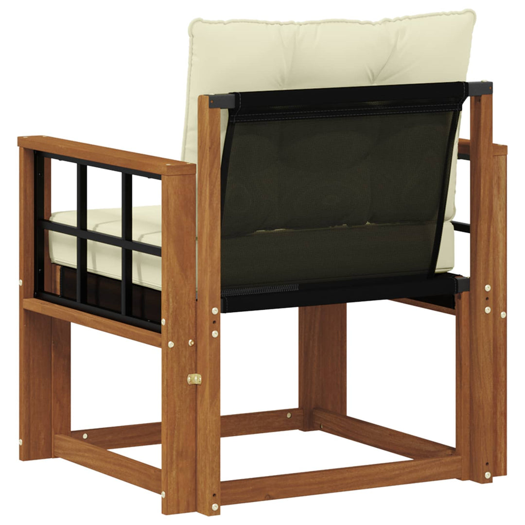 Udendørs sofagruppe Massiv akacietræ og Textilene