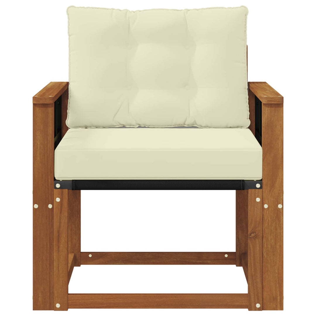 Udendørs sofagruppe Massiv akacietræ og Textilene