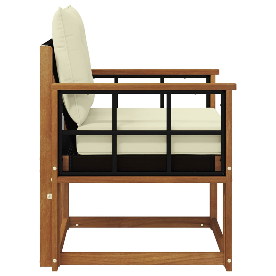 Udendørs sofagruppe Massiv akacietræ og Textilene