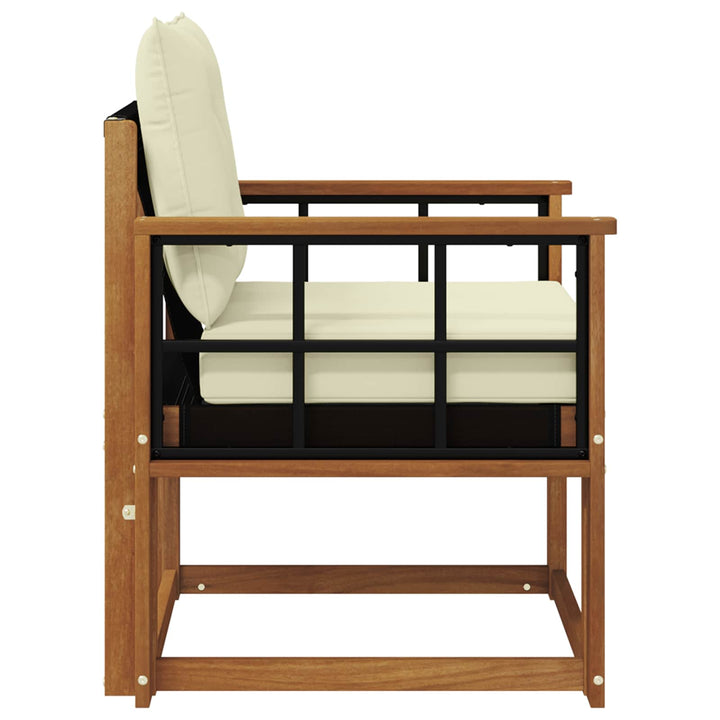 Udendørs sofagruppe Massiv akacietræ og Textilene