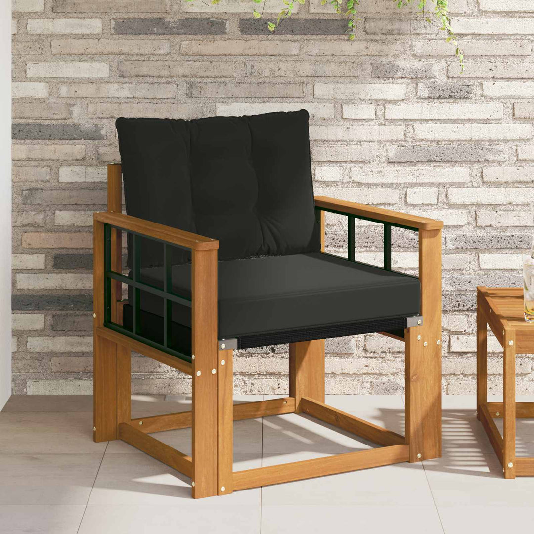 2 Stk Udendørs sofa Massivt Akacietræ Naturfarvet