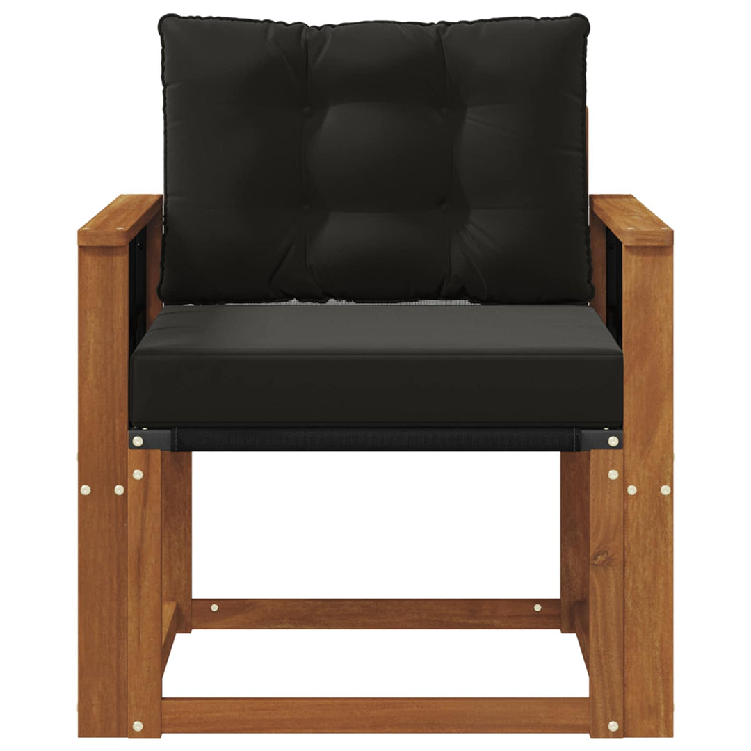 2 Stk Udendørs sofa Massivt Akacietræ Naturfarvet