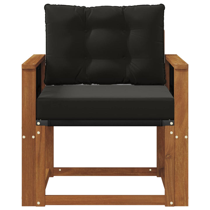 2 Stk Udendørs sofa Massivt Akacietræ Naturfarvet